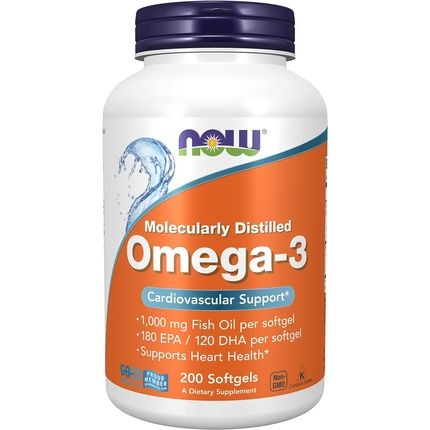 Omega-3 Molecularly Distilled Softgels 200