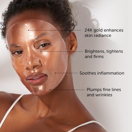 111Skin Rose Gold Brightening Facial Treatment Mask Fragrance Free Ultimate Pre-Event Mask Hydration Radiance 5 Masks 1.01 Oz Each