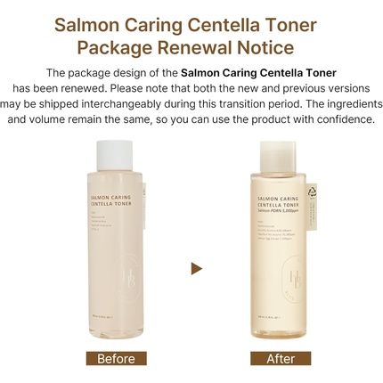 Salmon Caring Centella Toner With Salmon Pdrn, Ph 5.5, And Salmon Egg Extract - Image 3
