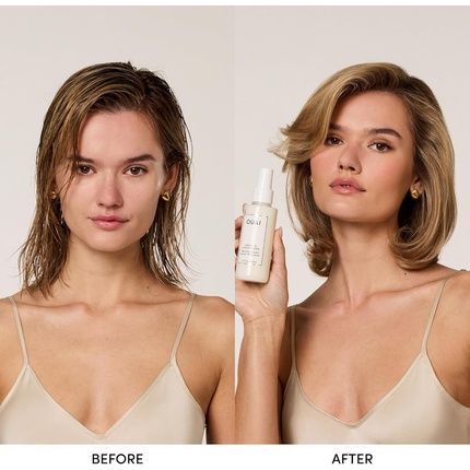 Ouai Leave In Conditioner & Heat Protectant Spray - Prime Hair For Style And Smoothness