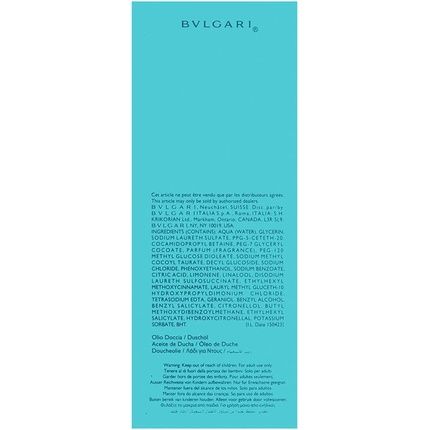 Bvlgari Omnia Paraiba Shower Oil 100Ml