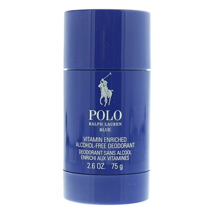 Ralph Lauren Polo Blue Deodorant Stick 75G Vitamin Enriched Alcoholfree For Men
