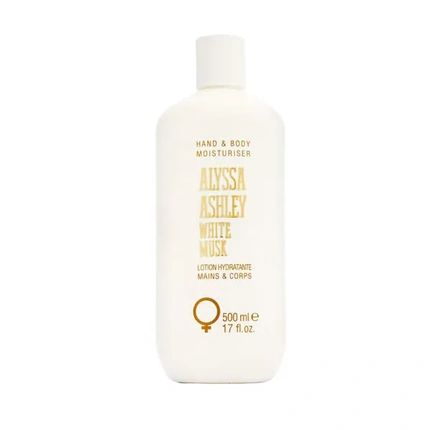 Alyssa Ashley White Musk Hand & Body Moisturiser 500Ml
