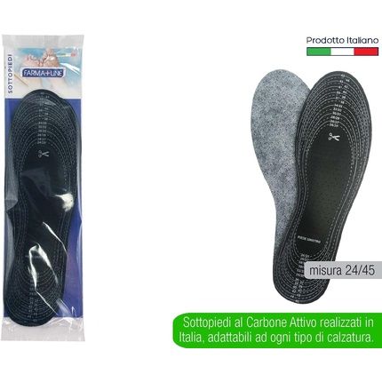Farmaline Footbed Activated Carbon Unisex Black Medium Arch Comfort - Image 3