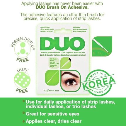 Duo Brush On Striplash Adhesive White 5G