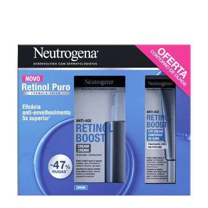 Neutrogena Retinol Boost Cream 50Ml + Free Eye Contour 15Ml