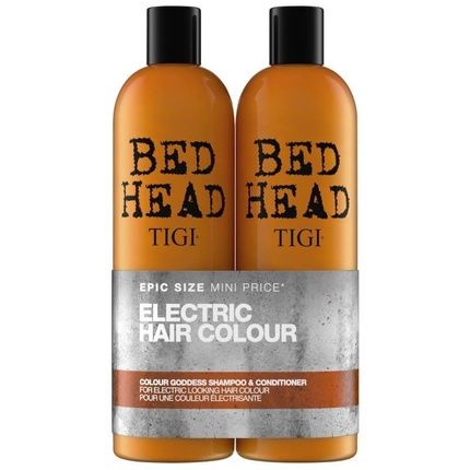 Tigi Bed Head Colour Goddess Oil Infused Shampoo & Conditioner 2X 750 Ml