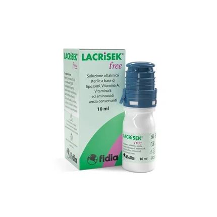 Fidia Pharmaceuticals Lacrisek Free Sterile Ophthalmic Solution 10 Milliliters
