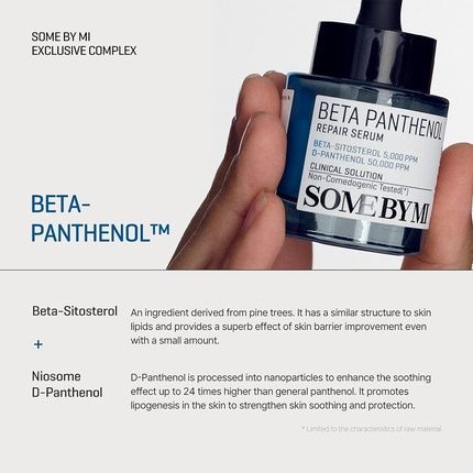 Some By Mi Beta-Panthenol Repair Serum 30Ml - Rebuilding Skin Barrier With Beta-Sitosterol And D-Panthenol For Damaged Skin - Facial Skin Care - Image 3