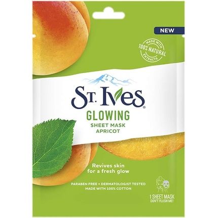 St Ives Glowing Apricot Sheet Mask 23Ml