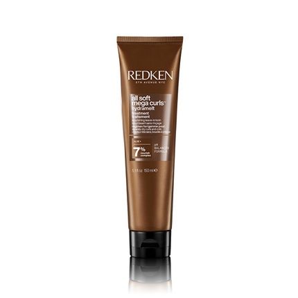 Redken All Soft Mega Curls Hydramelt Treatment 150Ml For Dry Curly And Wavy Hair