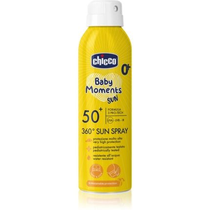 Chicco Baby Moments Sun Spray 150 Ml - For Babies 0 Months And Up