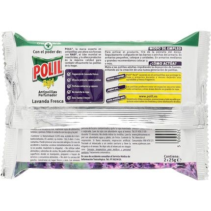 Raid Polil Anti-Moth Hangers With Lavender Perfume 2 Hooks - Image 3