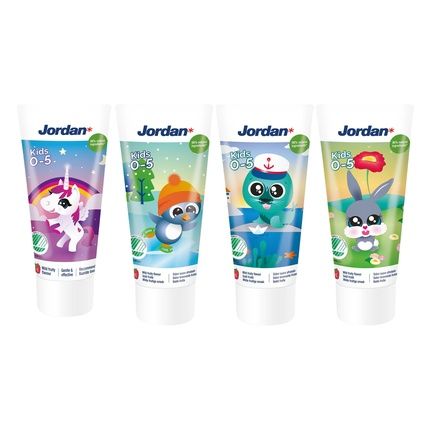 Jordan Kids Toothpaste 05 Years Assorted Perfect For Young Children