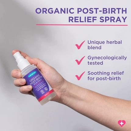 Lansinoh Organic Post-Birth Relief Spray - 100Ml Spray Bottle Postnatal Relief