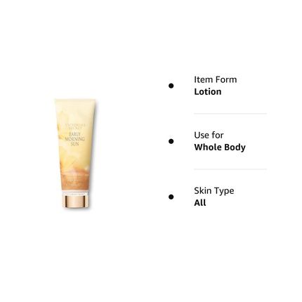 Victoria'S Secret Early Morning Sun Fragrance Body Lotion 8 Fl Oz