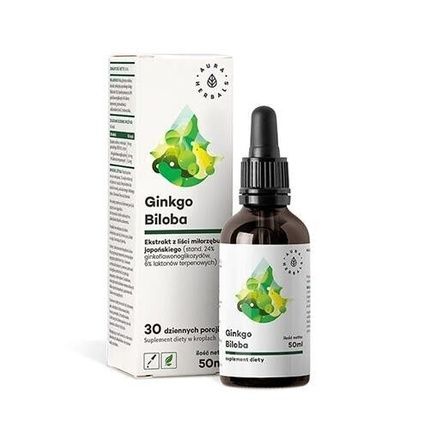 Aura Herbals Ginkgo Biloba Japanese Ginkgo Extract 50:1 50Ml Drops