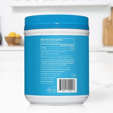 Vital Proteins Collagen Peptide Powder Supplement Type I, Iii - Hydrolyzed Collagen - Non-Gmo - 20G Per Serving - Flavorless 567G Canister