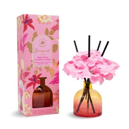 La Casa De Los Aromas Flower Bouquet Fragrance Sticks Jasmine Cedar 170Ml