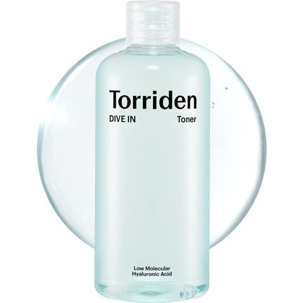 Torriden Dive-In Low Molecular Hyaluronic Acid Facial Toner 300Ml - Korean Hyaluronic Acid Facial Toner For Sensitive, Oily Skin - Clean & Vegan Beauty, Fragrance-Free, Alcohol-Free, Dye-Free