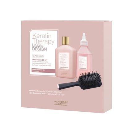Alfaparf Milano Lisse Design Set Maintenance Shampoo And Lamellar Water