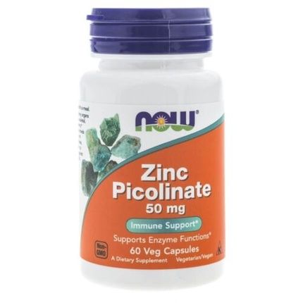 Now Foods Zinc Picolinate 50Mg 60 Capsules - Image 4