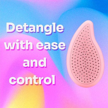 Wetbrush Go Green Palm Detangler With Ultra Soft Intelliflex Bristles Watermelon Oil Pink - Image 3