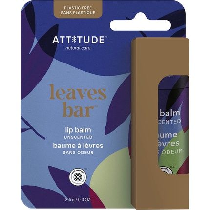 Attitude Plastic-Free Lip Balm With Plant And Mineral-Based Ingredients 8.5G