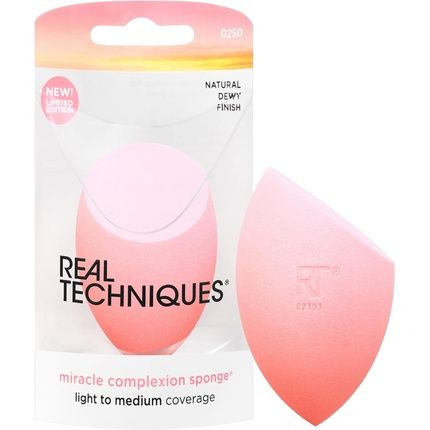 Real Techniques Sunrise To Sunset Miracle Complexion Sponge 1 Count Pink
