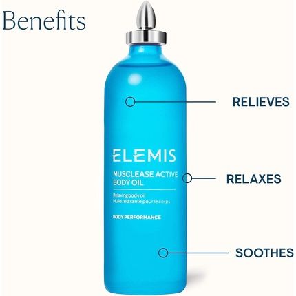 Elemis Musclease Active Body Oil Relaxing Body Oil With Extracts To Relieve Recharge And Soothe Calming Lotion With Uplifting Fragrance For Soft Supple Skin 100Ml - Image 3