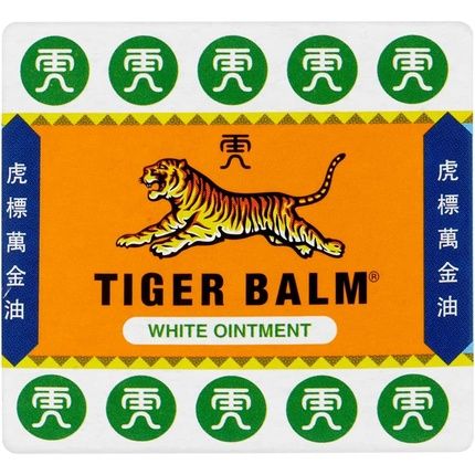 Tiger Balm White Ointment 19G For Treatment Of Tension Headaches And Temporary Relief Of Muscular Aches And Pains