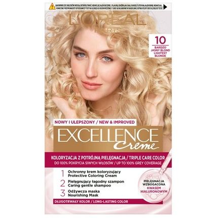 L'Oreal Excellence Creme Hair Color 10 Blonde