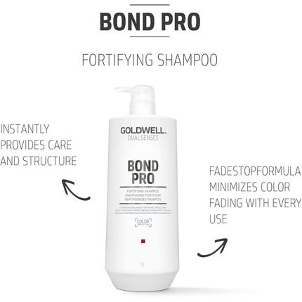 Goldwell Dualsenses Bond Pro Fortifying Shampoo For Fragile, Damaged Hair