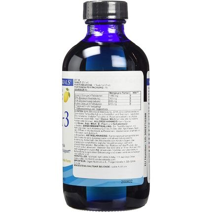 Nordic Naturals Omega-3 Purified Fish Oil Lemon Flavor 8 Fl Oz (237 Ml) - Image 3