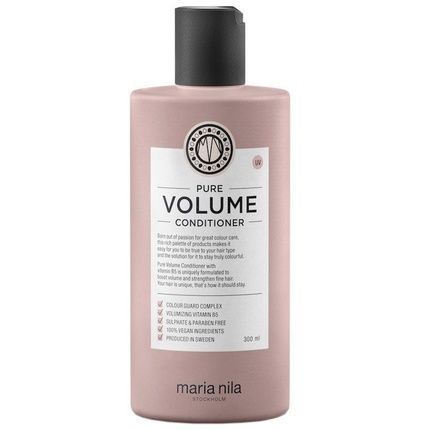 Maria Nila Pure Volume Conditioner 300Ml - Moisturizing Hair Conditioner Providing Volume Without Sulfates