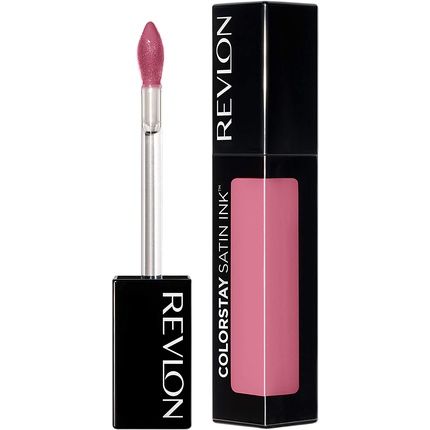 Revlon Colorstay Satin Ink Liquid Lipstick Longwear Rich Lip Colors With Black Currant Seed Oil 008 Mauvey Darling