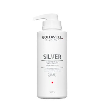 Goldwell Silver 60Sec Treatment 500Ml Mask For Blonde And Gray Hair - Image 3