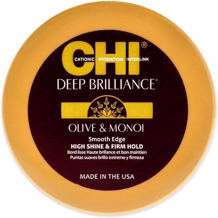 Chi Deep Brilliance Pomade For Smooth Edge High Shine And Firm Hold Hair 54G