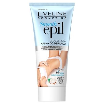 Eveline Smooth Epil Brazilian Hair Removal Mask For Legs, Bikini, And Underarms 175Ml