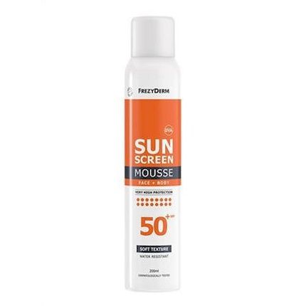 Frezyderm Sunscreen Mousse Facial And Body Sunscreen Spf50 - 200Ml