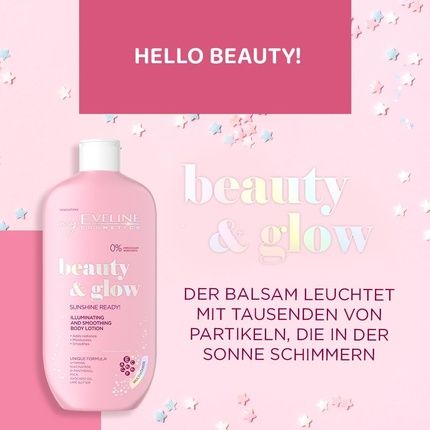 Eveline Cosmetics Beauty & Glow Illuminating Smoothing Body Lotion With Gold