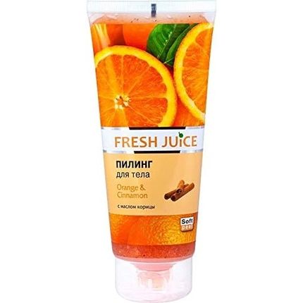 Body Peeling Shower Scrub Orange & Cinnamon 200Ml Fresh Juice