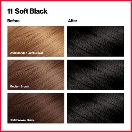 Revlon Colorsilk 3D Keratin 11 Soft Black Hair Color 130Ml