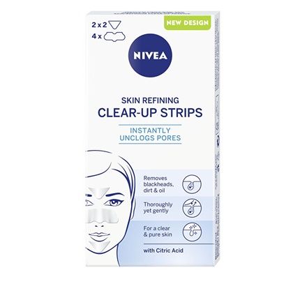 Nivea Refreshing Cleanser Patch Refining Clearup Strips 6 Pieces