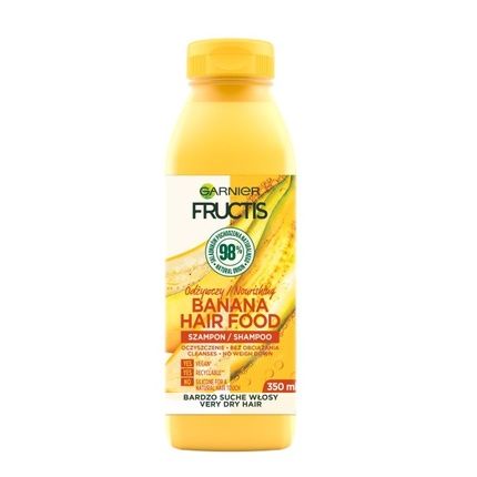 Garnier Fructis Banana Hair Food Shampoo Nourishing Shampoo For Very Dry Hair 350Ml