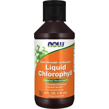 Now Supplements Extra Strength Liquid Chlorophyll Unflavored