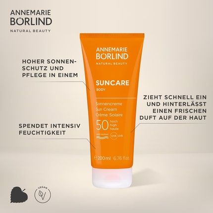 آن ماري بورليند كريم الوقاية من الشمس للجسم بعامل حماية من الشمس SPF 50 200 مل