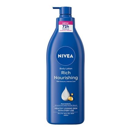 Nivea Nourishing Hydration Body Milk With Pump 400 Ml