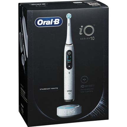 Oral-B Io Series 10 Electric Toothbrush With 7 Cleaning Modes And Iosense Stardust White