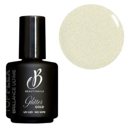 Beautynails Bna Top Flex Glitter Gold 15Ml